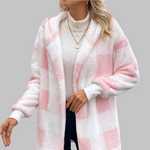 Flisinė striukė jaukumui žiemą moterims — EV1158