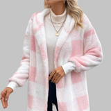 Flisinė striukė jaukumui žiemą moterims — EV1158