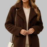Ilga teddy striukė žiemą moterims — EV1160