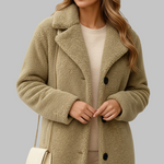 Ilga teddy striukė žiemą moterims — EV1160