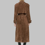 Zomšinis trenčas elegancijai moterims — EV1188