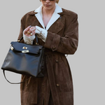Zomšinis trenčas elegancijai moterims — EV1188