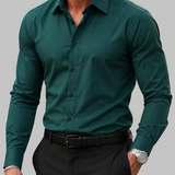 Slim fit marškiniai siluetui vyrams — EV1263