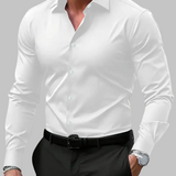 Slim fit marškiniai siluetui vyrams — EV1263