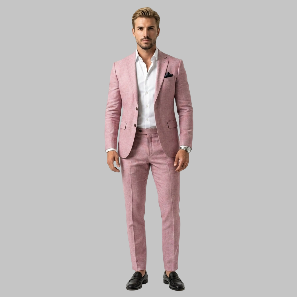 Slim fit kostiumas vestuvėms vyrams — EV1311