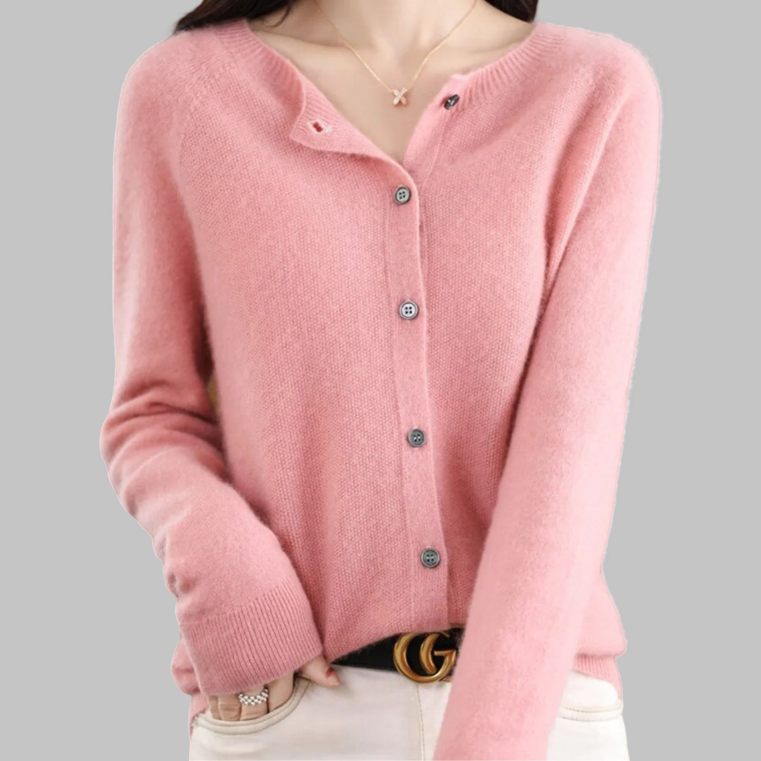 Mercy | Merino vilnos ir kašmyro kardiganas – produkto nuotrauka 3