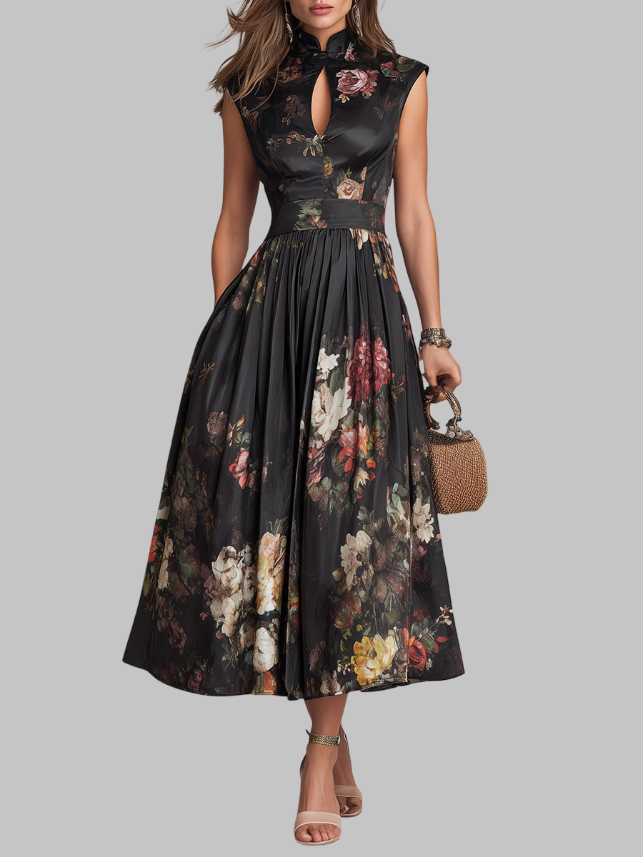 Suknelė elegancijai vakarienei – Juoda