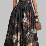 Suknelė elegancijai vakarienei – Juoda