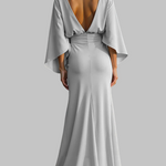 Suknelė elegancijai ypatingam vakarui – Sidabrinė