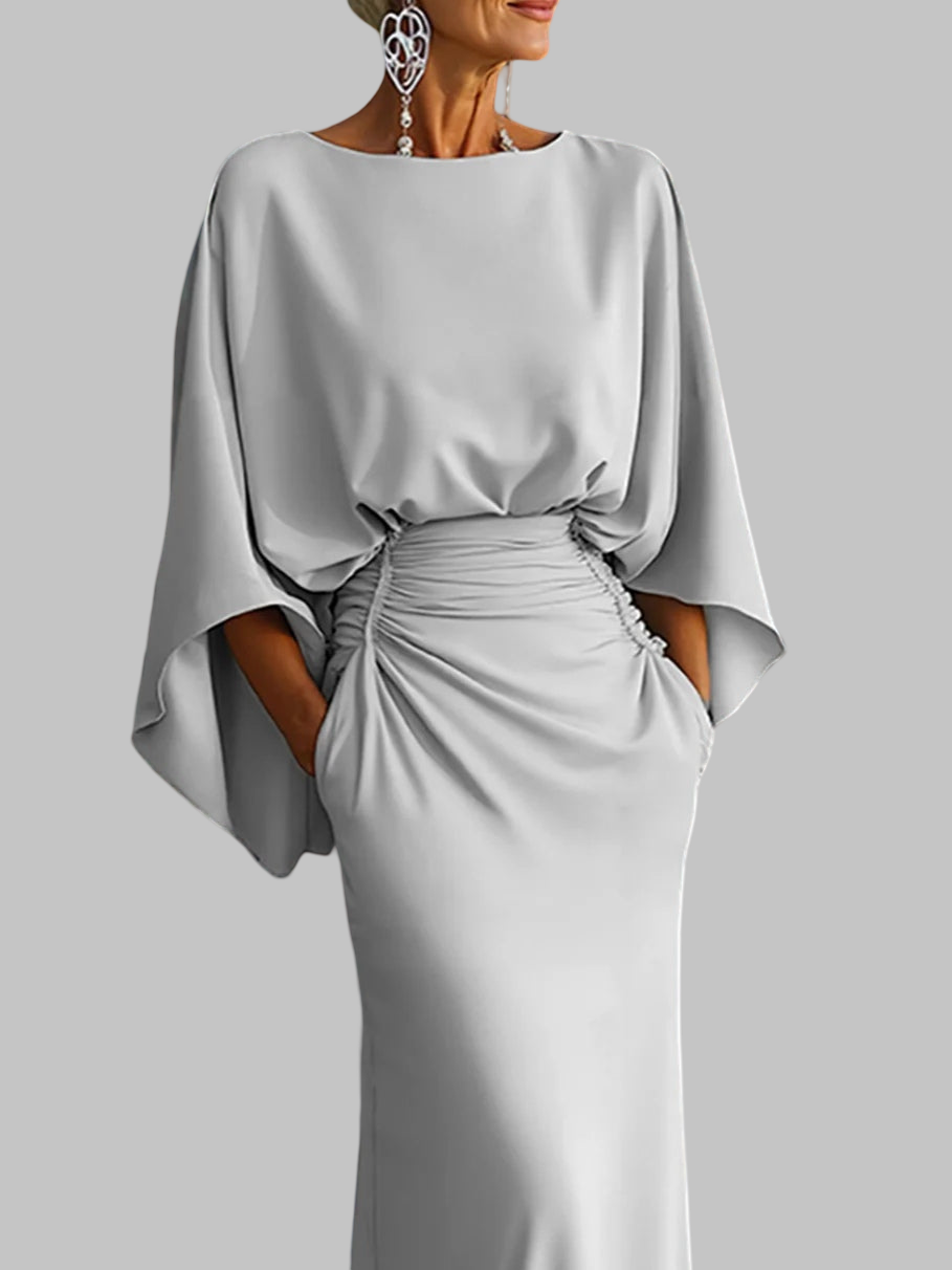 Suknelė elegancijai ypatingam vakarui – Sidabrinė