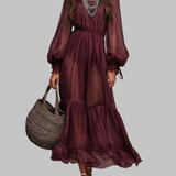 Suknelė elegancijai dienos progoms – Raudona