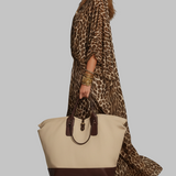 Leopardo rašto maxi suknelė – nuotrauka 6