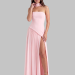 Maxi suknelė – raudona – nuotrauka 12