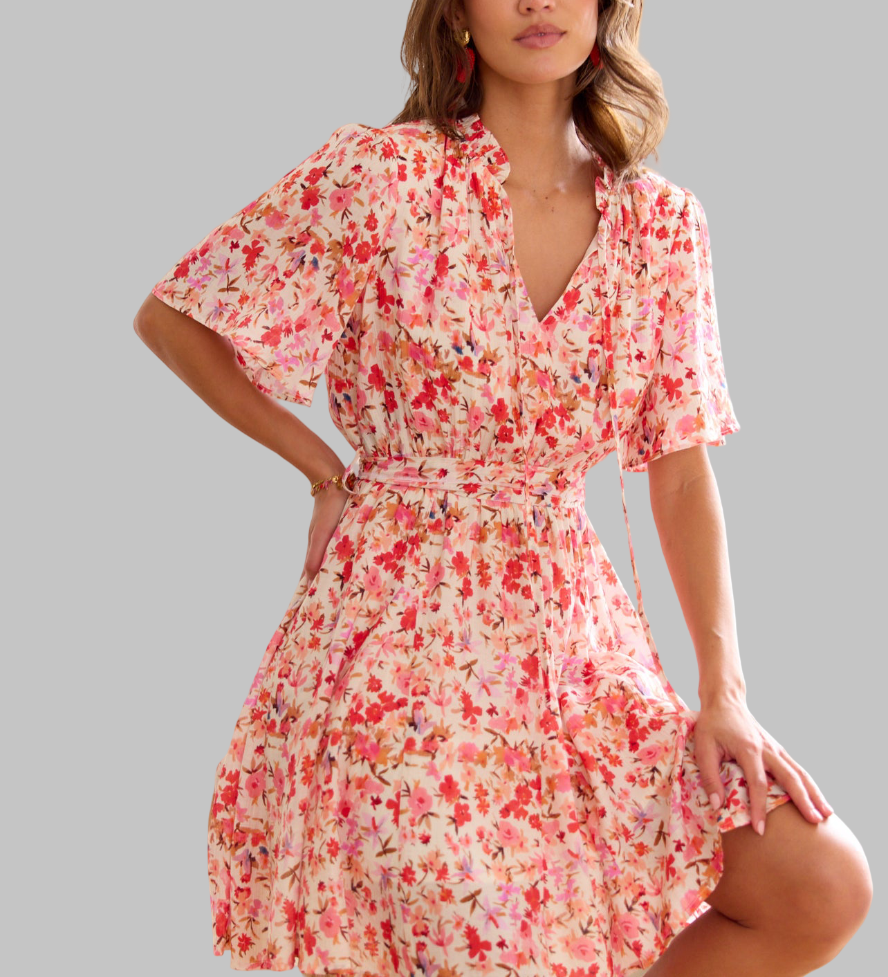 Marla | Gėlėta maxi suknelė – nuotrauka 1