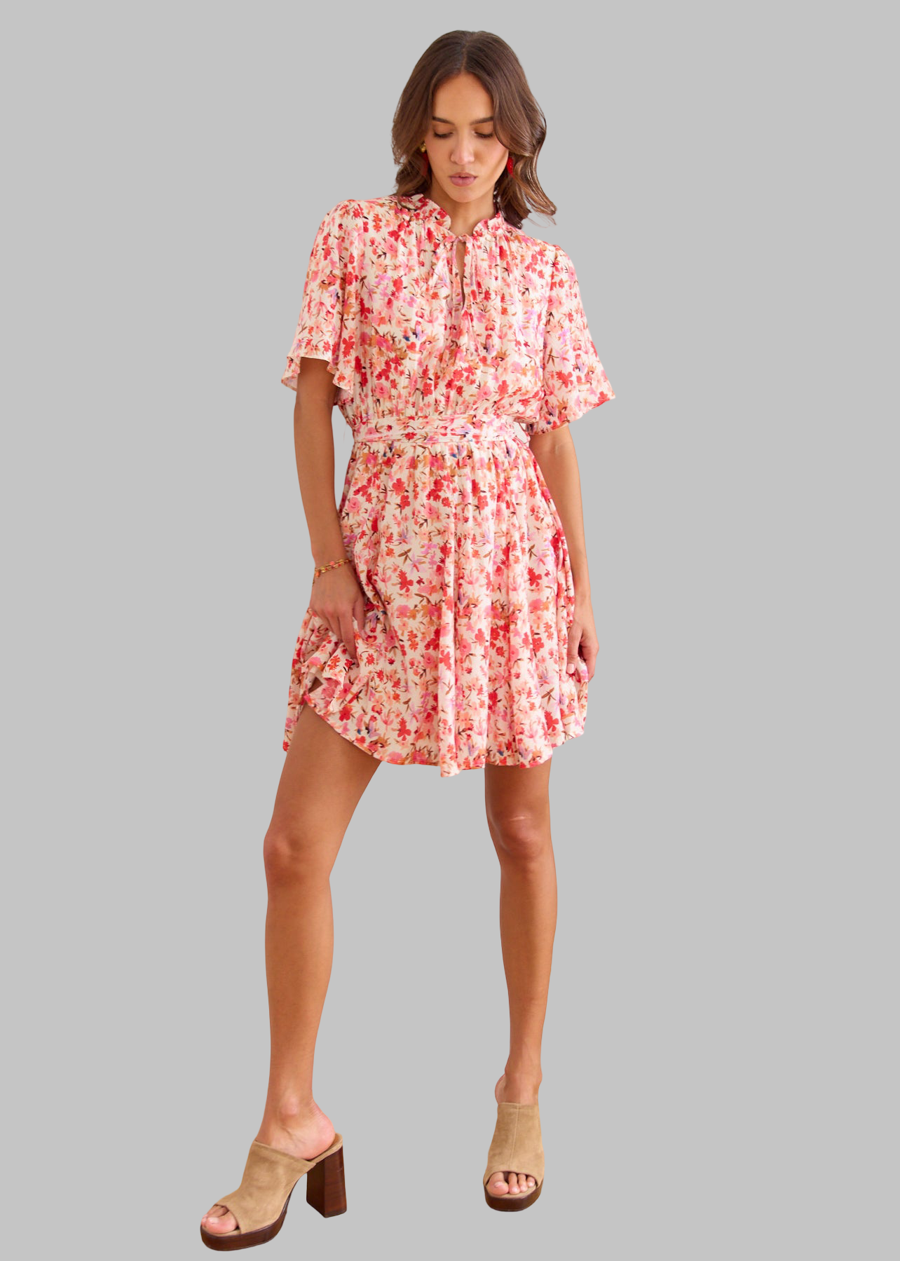 Marla | Gėlėta maxi suknelė – nuotrauka
