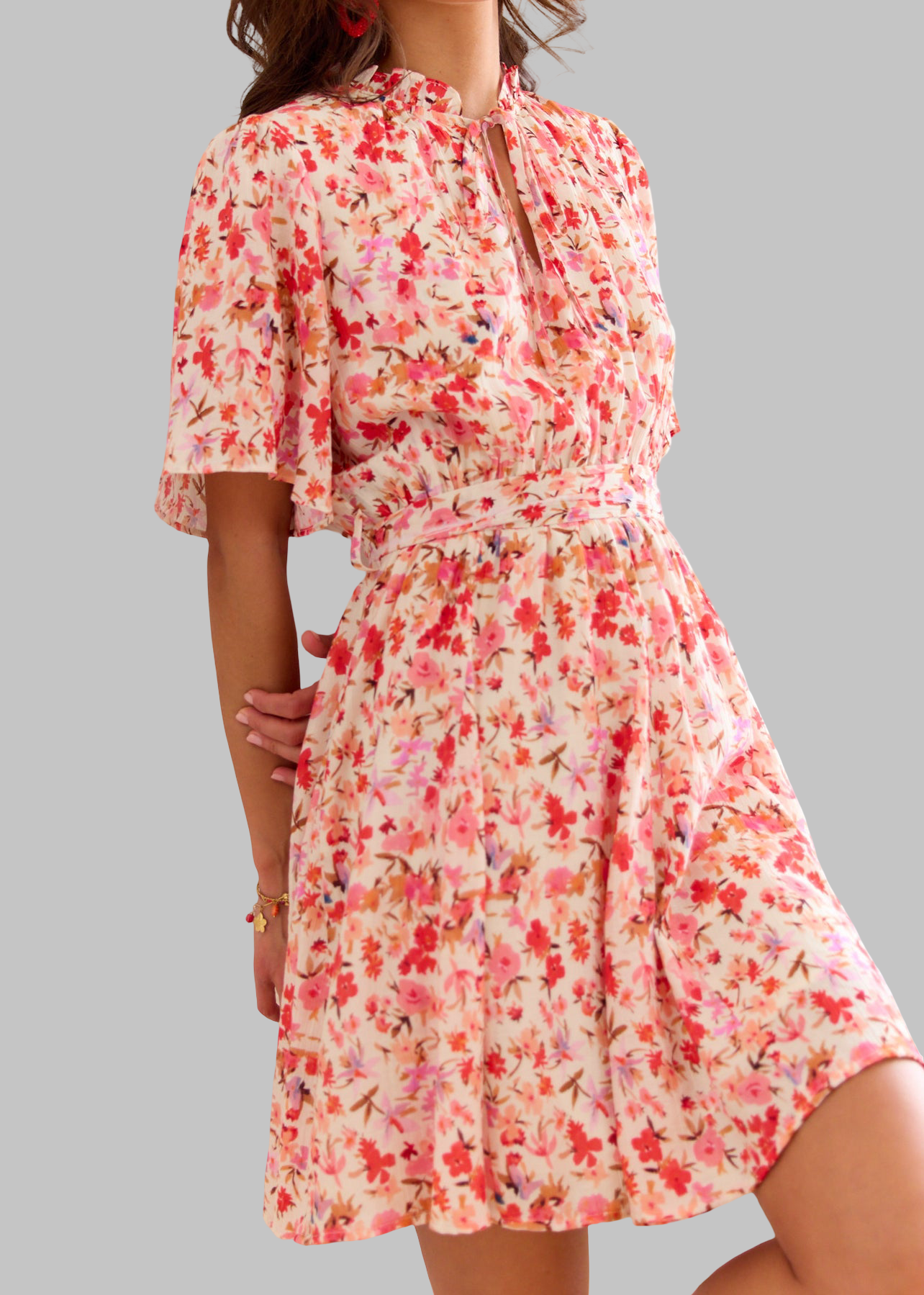 Marla | Gėlėta maxi suknelė – nuotrauka