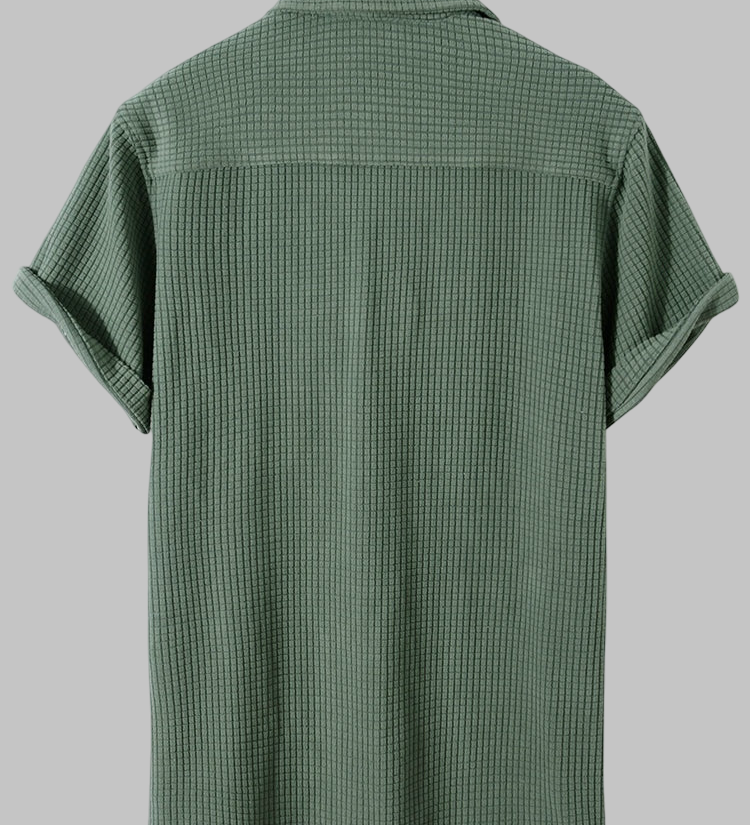 Herkus – Vaflinės tekstūros henley marškinėliai