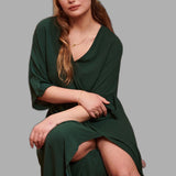 Ilga suknelė „Emerald Dream“ su raišteliu